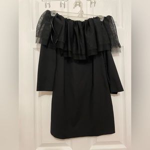 ZARA OFF SHOULDER TULLE PARTY DRESS